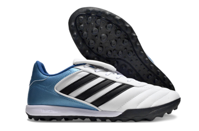 Adidas Copa Gloro 2 TF Artificial Turf Soccer Shoes - White/Black/Blue