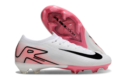 Nike Air Zoom Mercurial Vapor 16 Elite FG Firm Ground Soccer Cleats - White/Pink/Black