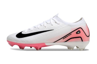Nike Air Zoom Mercurial Vapor 16 Elite FG Firm Ground Soccer Cleats - White/Pink/Black