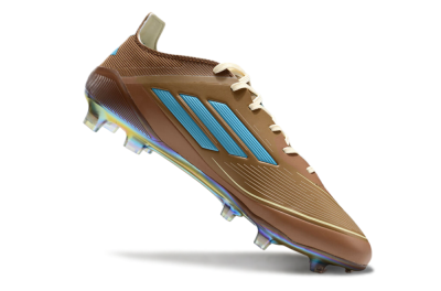 Adidas F50 Elite FG Firm Ground Soccer Cleats - Brown/White/Gold