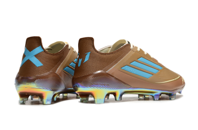 Adidas F50 Elite FG Firm Ground Soccer Cleats - Brown/White/Gold