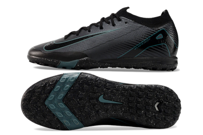 Nike Air Zoom Mercurial Vapor 16 Elite TF Artificial Turf Soccer Shoes - Grey/Black/Blue