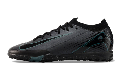 Nike Air Zoom Mercurial Vapor 16 Elite TF Artificial Turf Soccer Shoes - Grey/Black/Blue