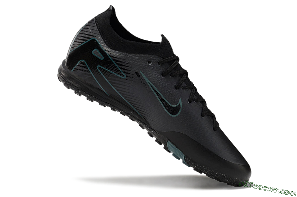Nike Air Zoom Mercurial Vapor 16 Elite TF Artificial Turf Soccer Shoes - Grey/Black/Blue 4