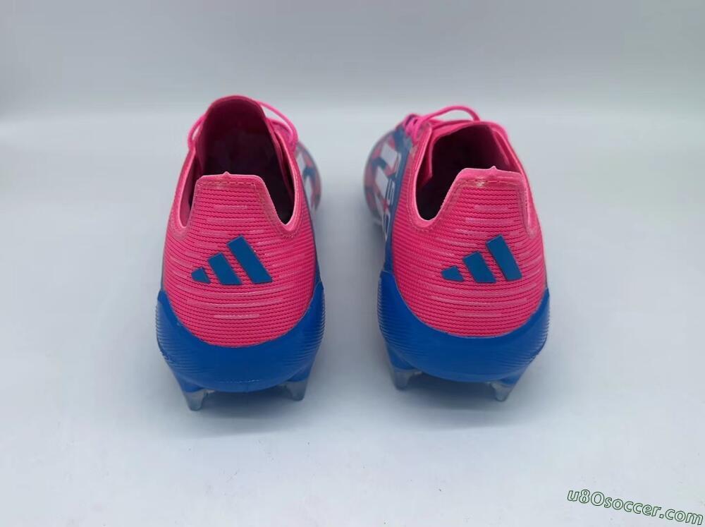 Adidas F50 Elite FG Firm Ground Soccer Cleats - Pink/Blue/White