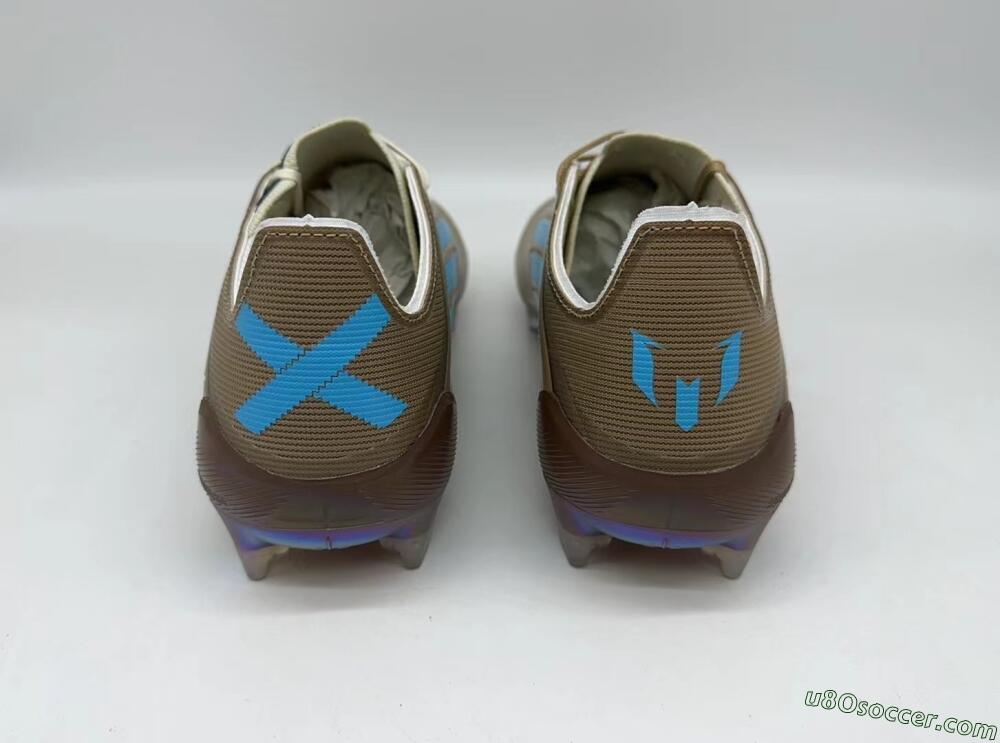Adidas F50 Elite FG Firm Ground Soccer Cleats - Brown/White/Blue