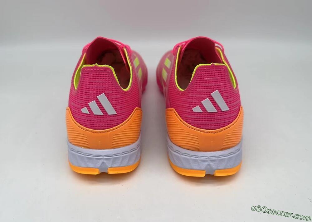 Adidas F50 Elite TF Artificial Turf Soccer Shoes - Pink/Yellow/Orange