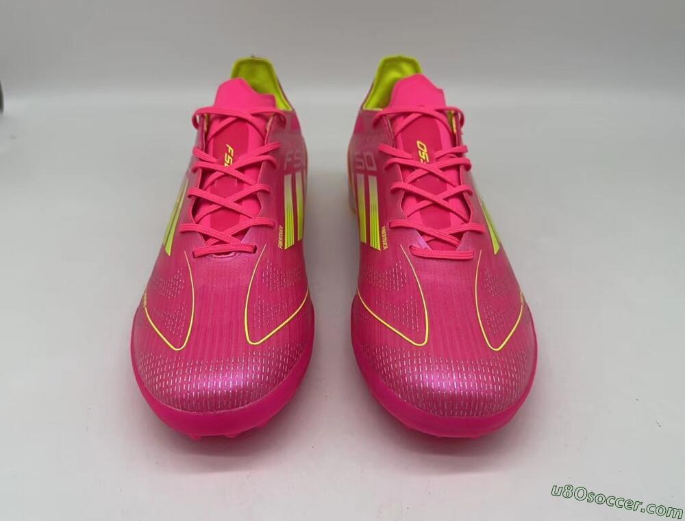 Adidas F50 Elite TF Artificial Turf Soccer Shoes - Pink/Yellow/Orange