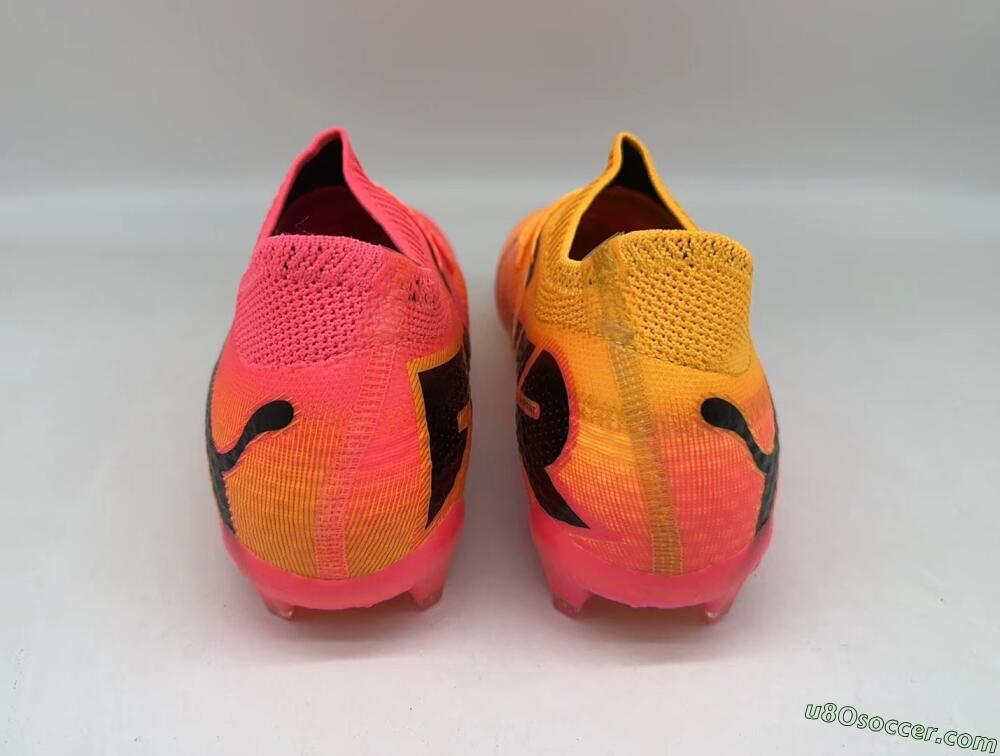Puma Future Ultimate FG Firm Ground Soccer Cleats - Pink/Yellow/Black