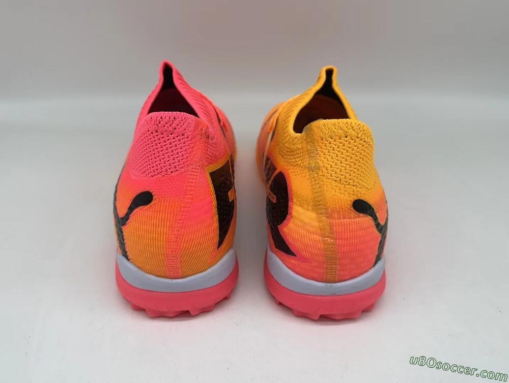 Puma Future 7 Ultimate TF Artificial Turf Soccer Shoes - Pink/Black/White