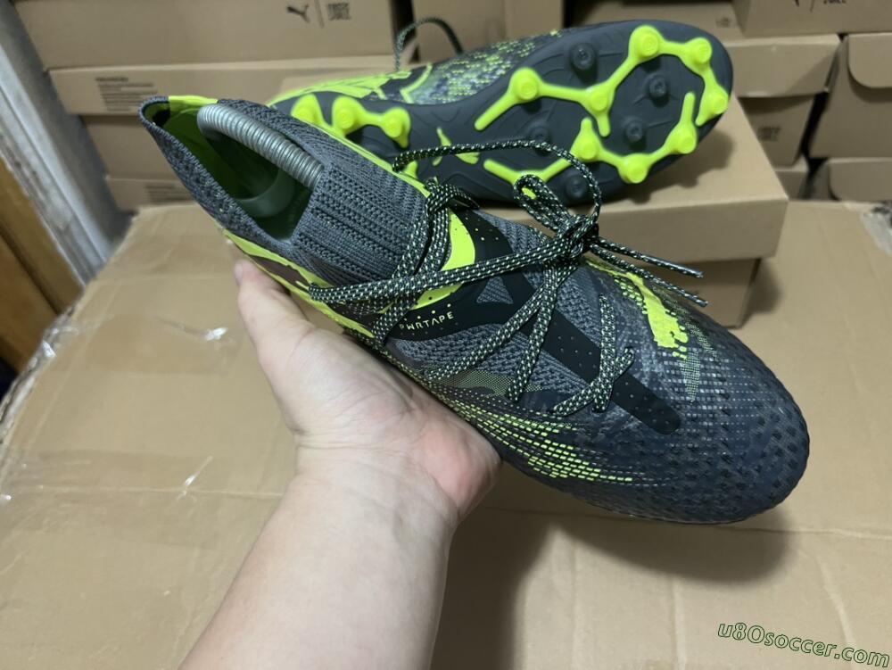 Puma Future Ultimate MG Multi Ground Soccer Cleats - Black/Yellow