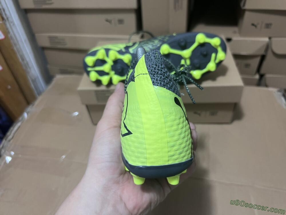 Puma Future Ultimate MG Multi Ground Soccer Cleats - Black/Yellow