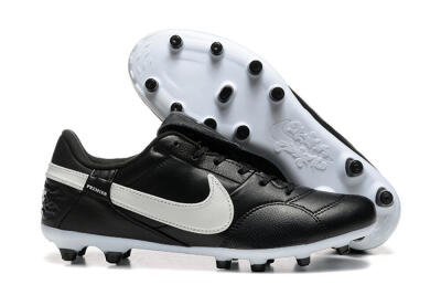 Nike The Premier 3 FG Firm Ground Soccer Cleats - Black/Beige/White