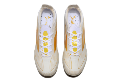 Adidas F50 Elite TF Artificial Turf Soccer Shoes - White/Gold