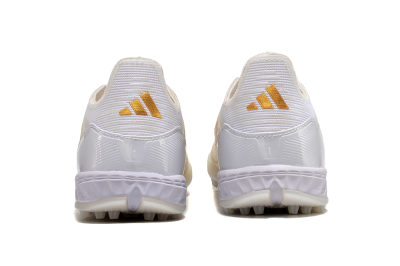 Adidas F50 Elite TF Artificial Turf Soccer Shoes - White/Gold