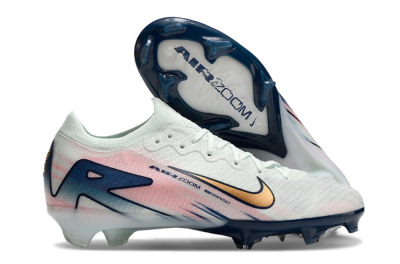 Nike Air Zoom Mercurial Vapor 16 Elite FG Firm Ground Soccer Cleats - Jade/Gold/Pink/Blue