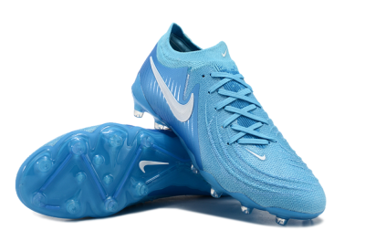 Nike Phantom GX 2 Elite AG Artificial Grass Soccer Cleats - Blue/White