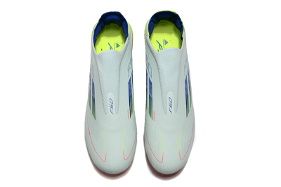 Adidas F50 Elite Laceless FG Firm Ground Soccer Cleats - Jade/Blue/Yellow