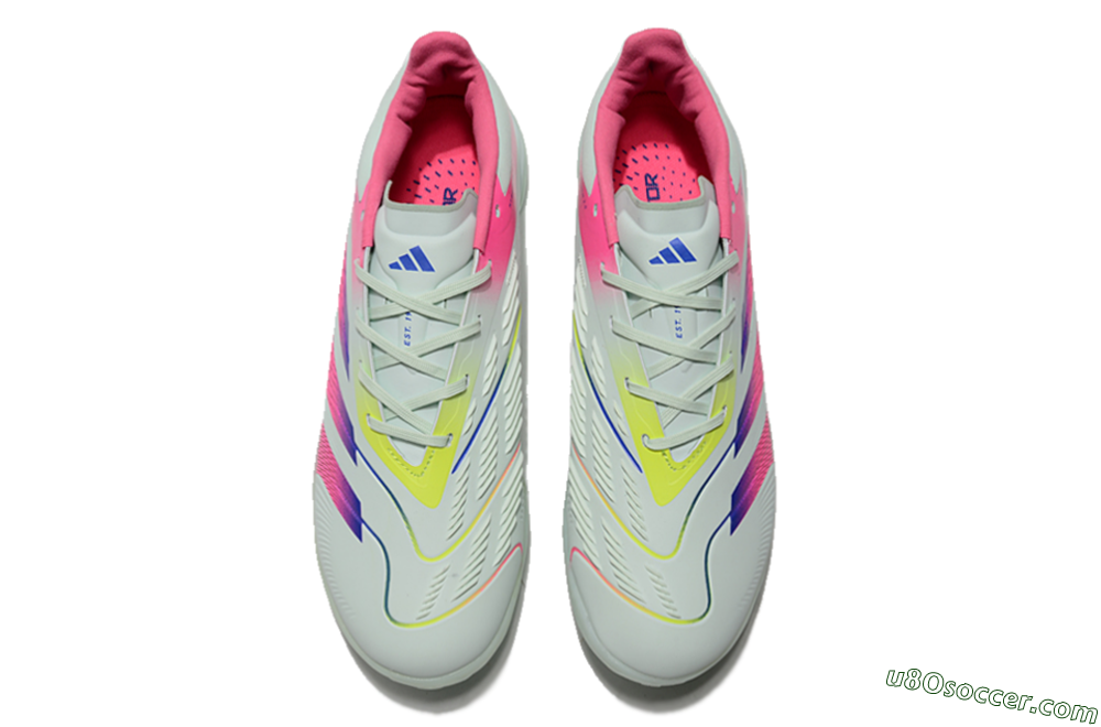 Adidas Predator 24 Elite TF Artificial Turf Soccer Shoes - Jade/Pink/Purple 4