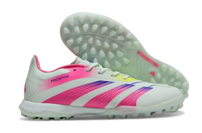 Adidas Predator 24 Elite TF Artificial Turf Soccer Shoes - Jade/Pink/Purple