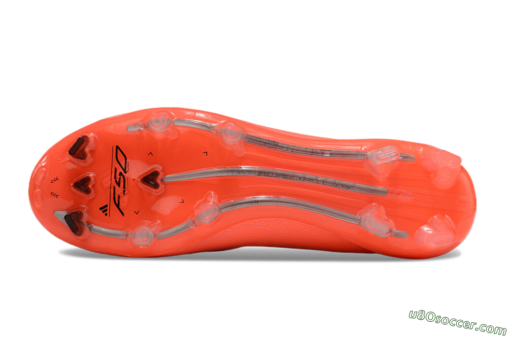 Adidas F50 Elite Laceless FG Firm Ground Soccer Cleats - Red/Blue/Silver 6