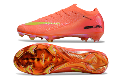 Nike Air Zoom Mercurial Vapor 15 Elite FG Firm Ground Soccer Cleats - Red/Yellow/Black