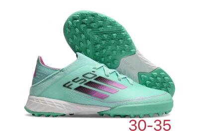 Adidas F50 Elite TF Artificial Turf Soccer Shoes - Jade/Purple/White