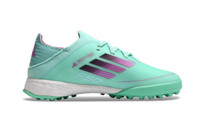 Adidas F50 Elite TF Artificial Turf Soccer Shoes - Jade/Purple/White