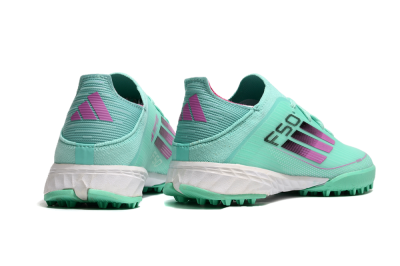Adidas F50 Elite TF Artificial Turf Soccer Shoes - Jade/Purple/White
