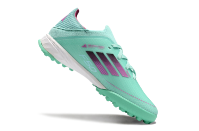Adidas F50 Elite TF Artificial Turf Soccer Shoes - Jade/Purple/White