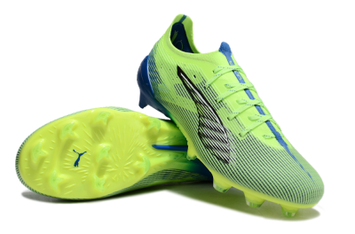 Puma Ultra Ultimate FG Firm Ground Soccer Cleats - Yellow/White/Blue