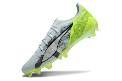 Puma Ultra Ultimate FG Firm Ground Soccer Cleats - Jade/White/Yellow