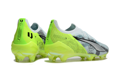 Puma Ultra Ultimate FG Firm Ground Soccer Cleats - Jade/White/Yellow