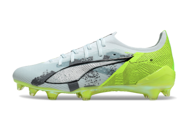 Puma Ultra Ultimate FG Firm Ground Soccer Cleats - Jade/White/Yellow