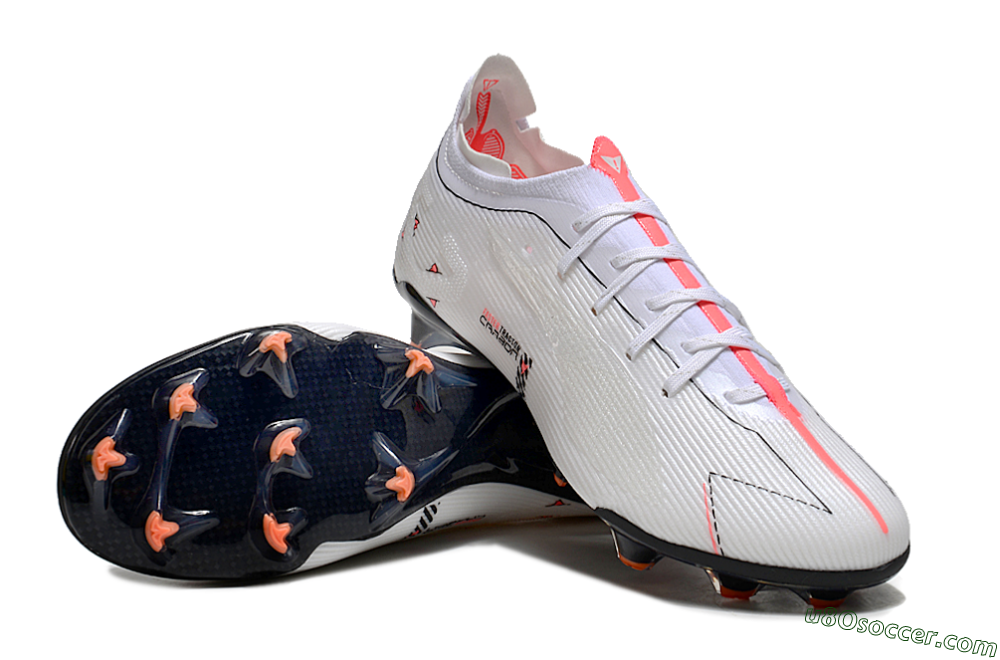 Puma Future Ultimate FG Firm Ground Soccer Cleats - White/Pink/Black 3