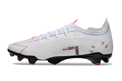 Puma Future Ultimate FG Firm Ground Soccer Cleats - White/Pink/Black
