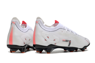 Puma Future Ultimate FG Firm Ground Soccer Cleats - White/Pink/Black