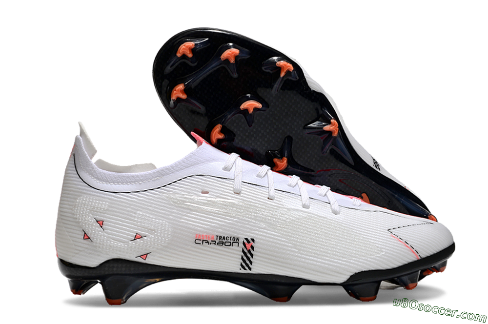 Puma Future Ultimate FG Firm Ground Soccer Cleats - White/Pink/Black 1