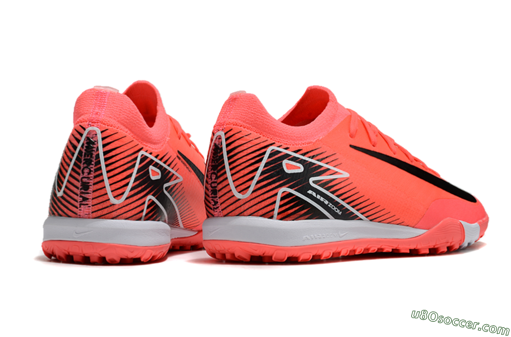 Nike Air Zoom Mercurial Vapor 16 Elite TF Artificial Turf Soccer Shoes - Red/Black/White 6