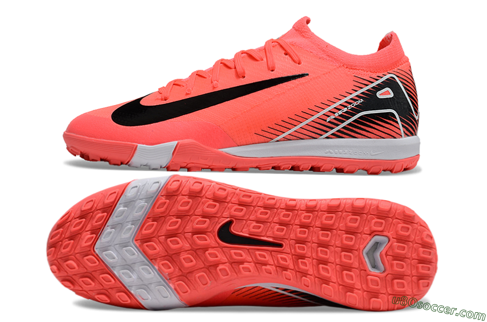 Nike Air Zoom Mercurial Vapor 16 Elite TF Artificial Turf Soccer Shoes - Red/Black/White 0