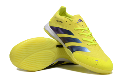 Adidas Predator 24 Elite IC Indoor & Futsal Soccer Shoes - Yellow/Blue/White
