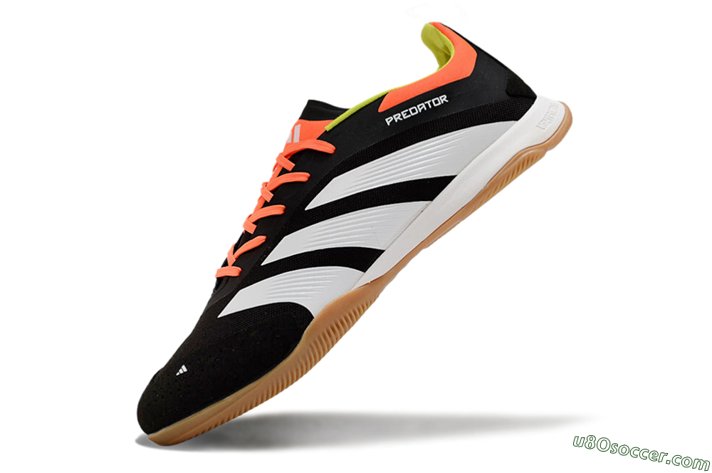 Adidas Predator 24 Elite IC Indoor & Futsal Soccer Shoes - Black/White/Red 5