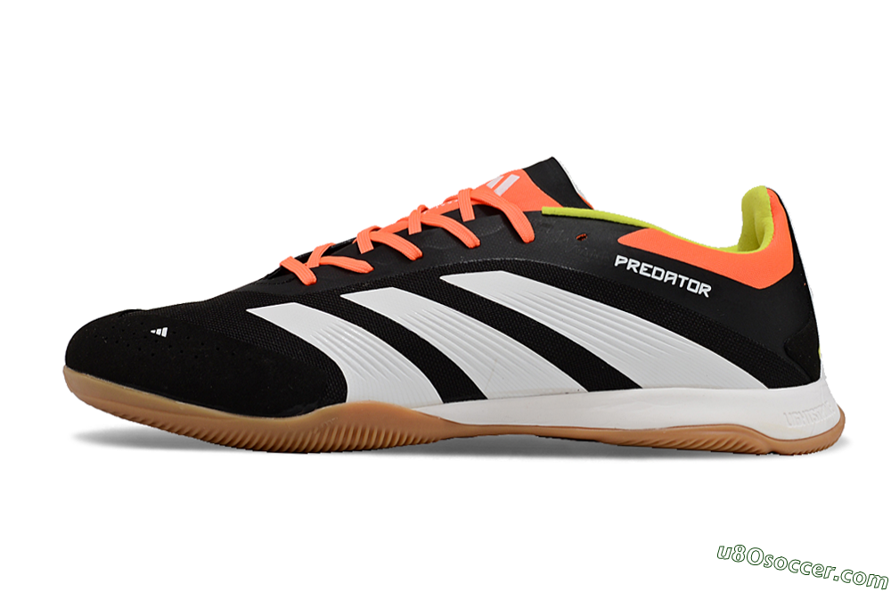 Adidas Predator 24 Elite IC Indoor & Futsal Soccer Shoes - Black/White/Red 2