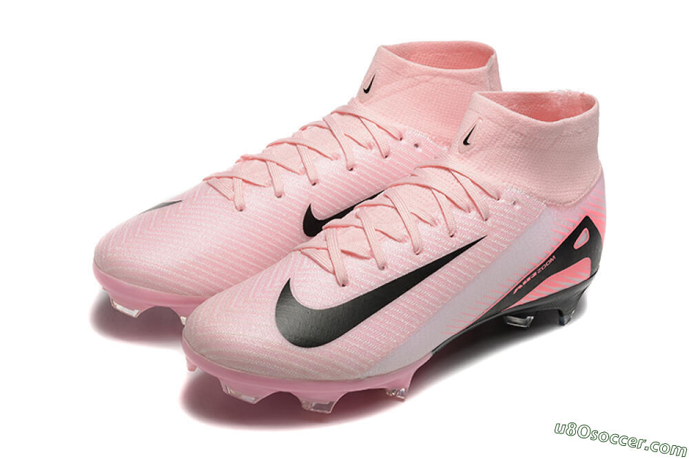 Nike Air Zoom Mercurial Superfly 10 Elite FG Firm Ground Soccer Cleats - Pink/Black 5
