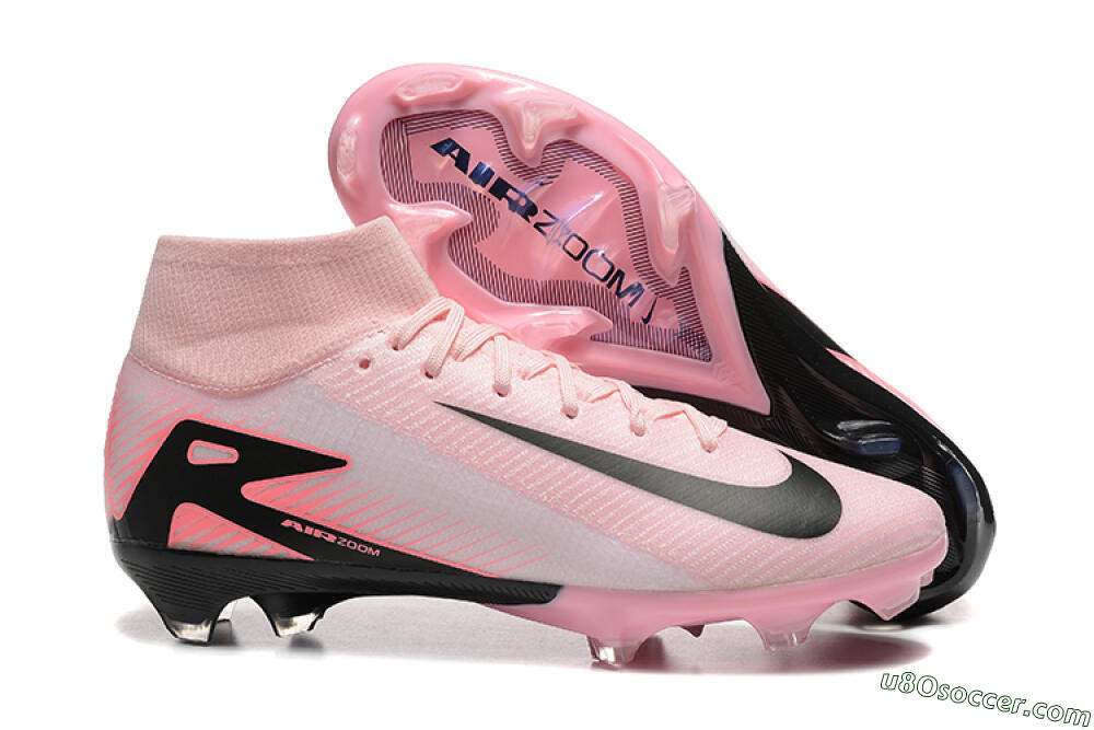 Nike Air Zoom Mercurial Superfly 10 Elite FG Firm Ground Soccer Cleats - Pink/Black 1