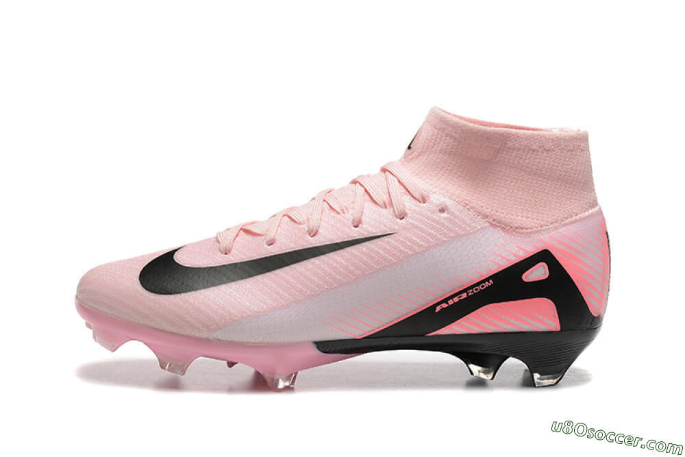 Nike Air Zoom Mercurial Superfly 10 Elite FG Firm Ground Soccer Cleats - Pink/Black 2