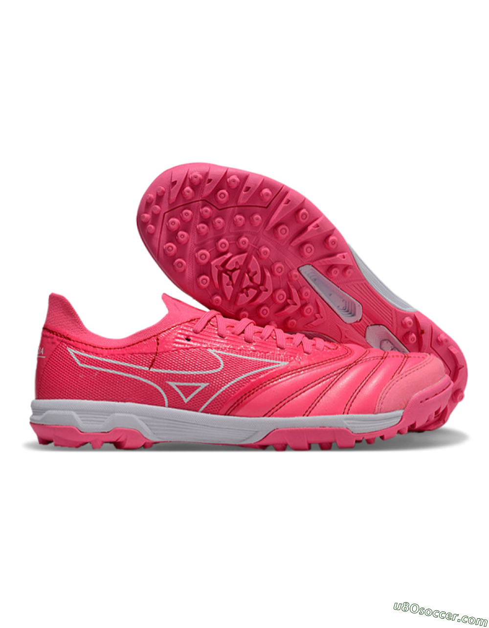 Mizuno Morelia Neo Sala TF Artificial Turf Soccer Shoes - Pink/White 1