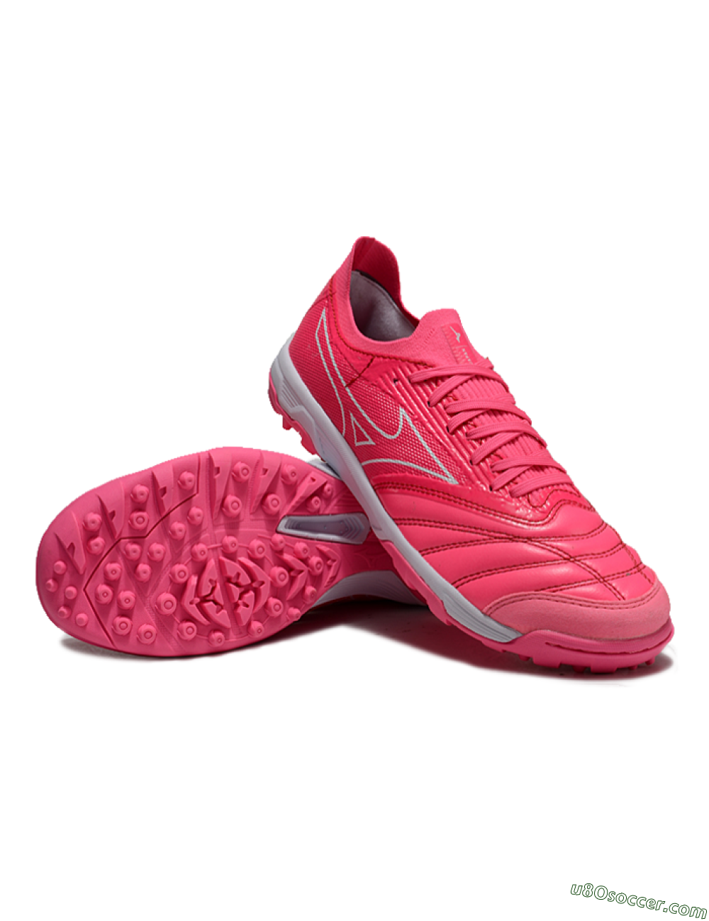 Mizuno Morelia Neo Sala TF Artificial Turf Soccer Shoes - Pink/White 3