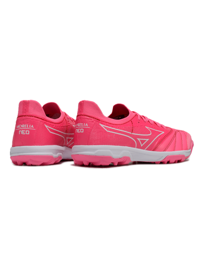 Mizuno Morelia Neo Sala TF Artificial Turf Soccer Shoes - Pink/White