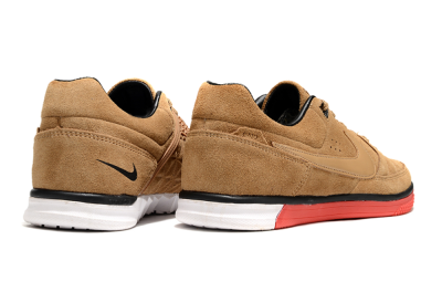 Nike Street Gato IC Indoor & Futsal Soccer Shoes - Brown/Red/White